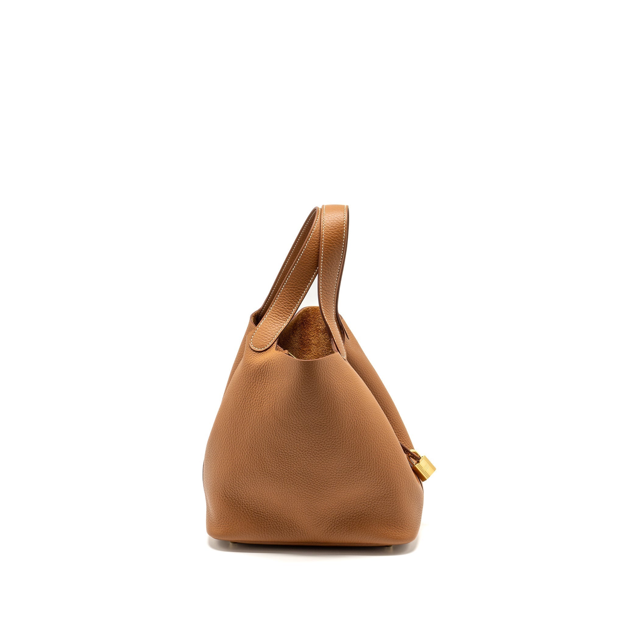 HERMES PICOTIN 22 CLEMENCE GOLD GHW