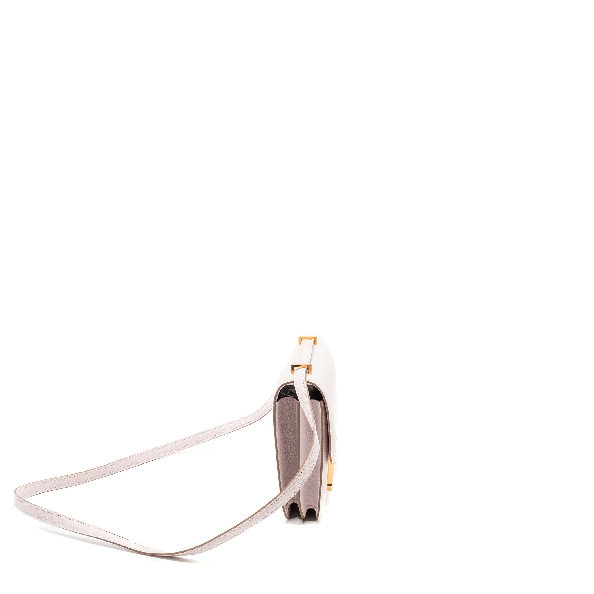HERMES MINI CONSTANCE CHEVRE MYSORE MAUVE PALE RGHW