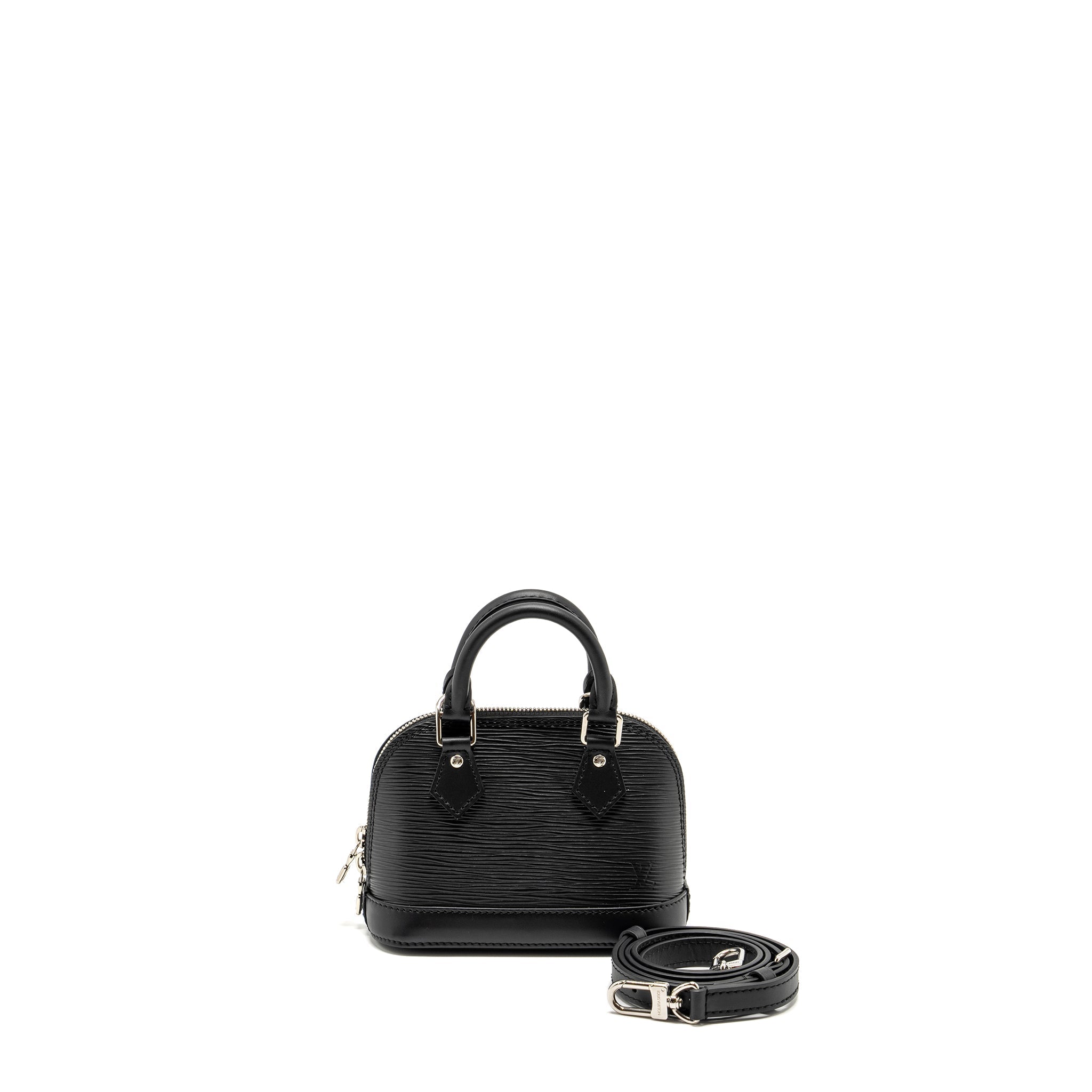 LOUIS VUITTON ALMA NANO EPI BLACK SHW