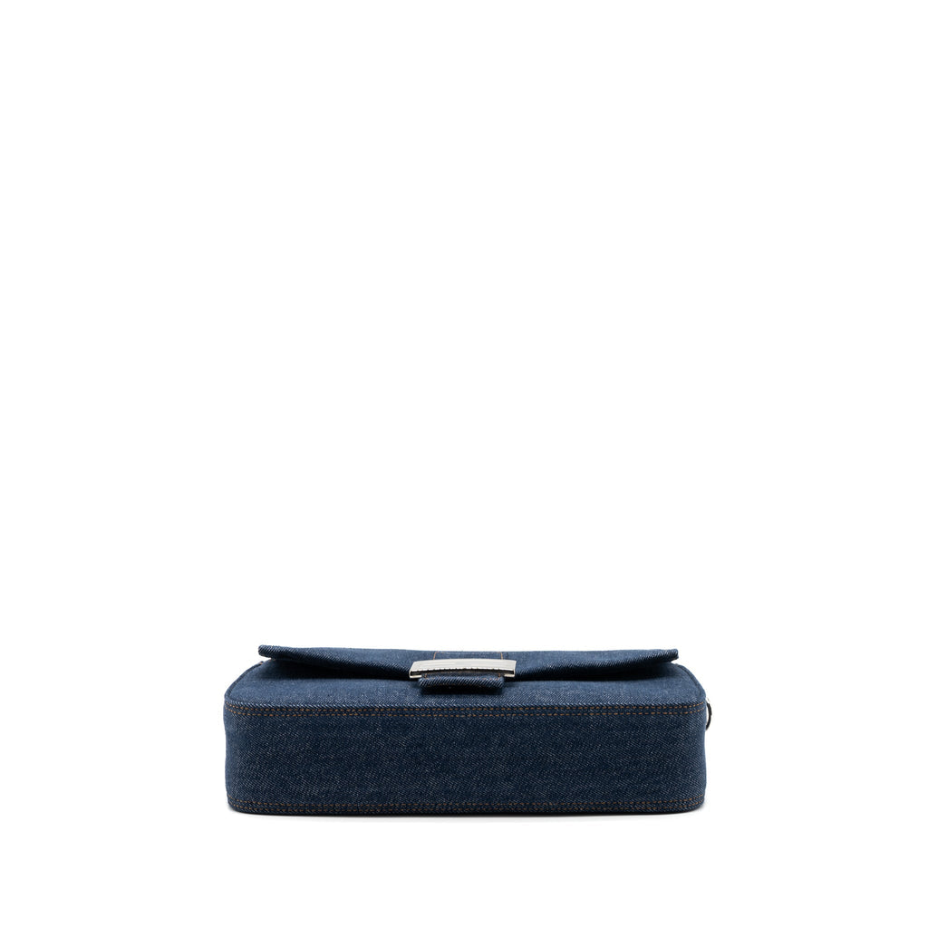 FENDI BAGUETTE DENIM BLUE SHW