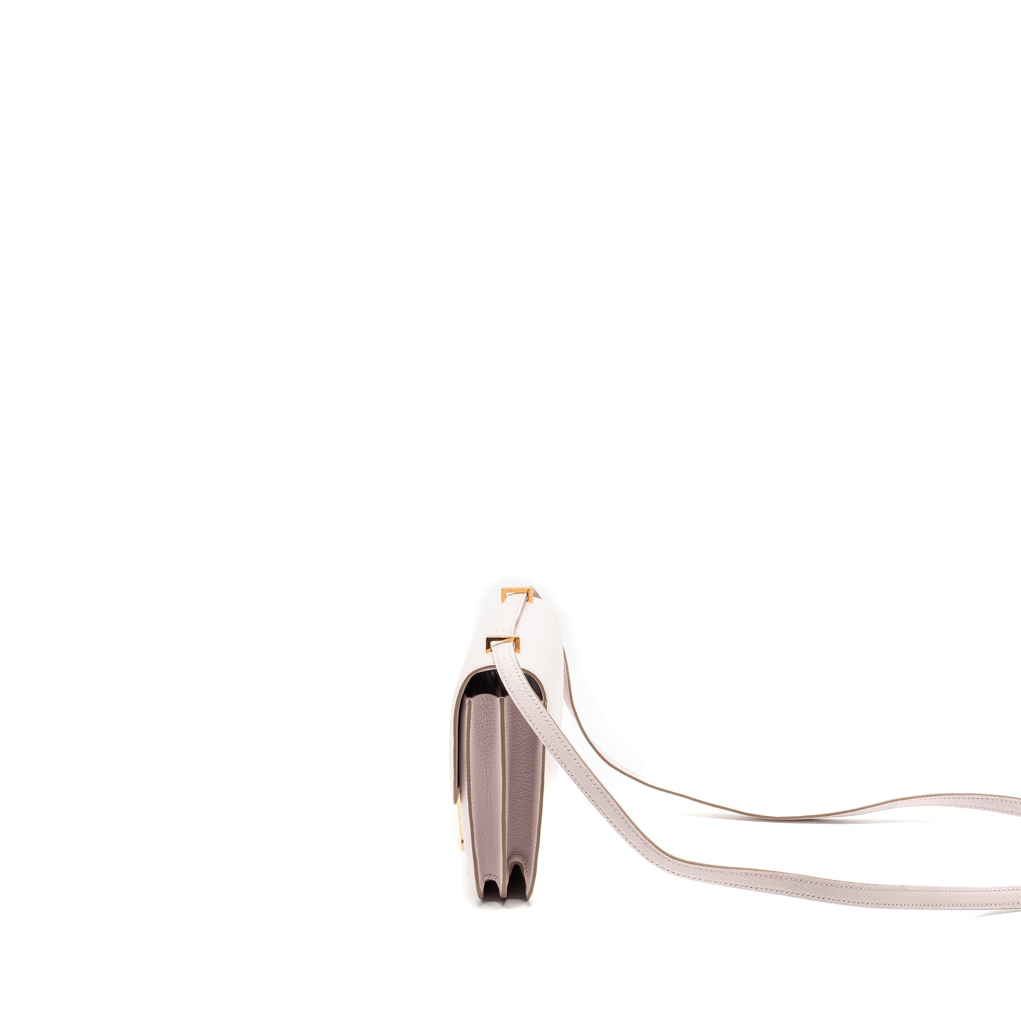 HERMES MINI CONSTANCE CHEVRE MYSORE MAUVE PALE RGHW
