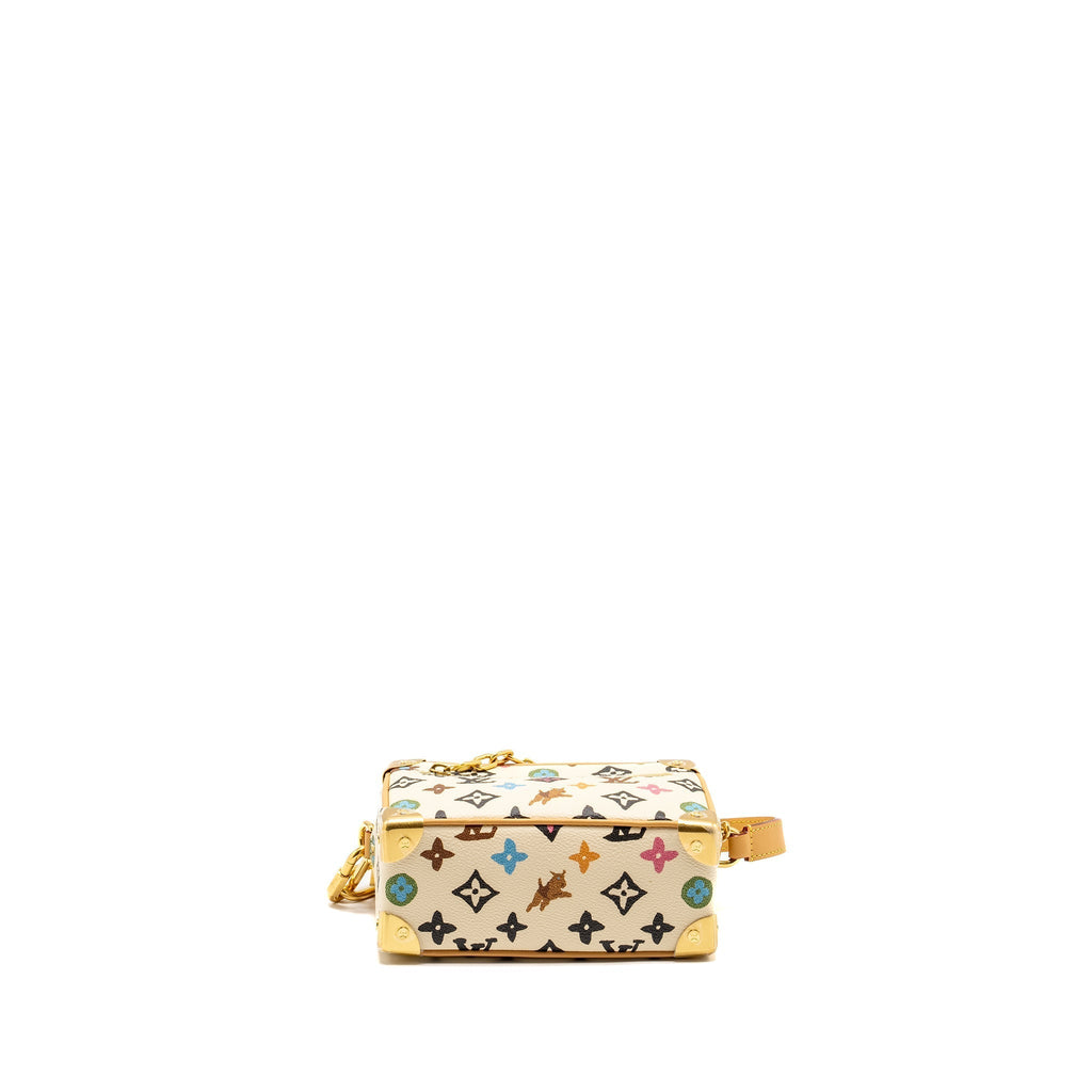 LOUIS VUITTON MINI SOFT TRUNK MONOGRAM CRAGGY CANVAS GHW