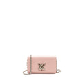 LOUIS VUITTON TWIST CHAIN POUCH EPI ROSE BALLERINE SHW