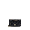 CHANEL MEDIUM CLASSIC DOUBLE FLAP BAG CAVIAR BLACK GHW