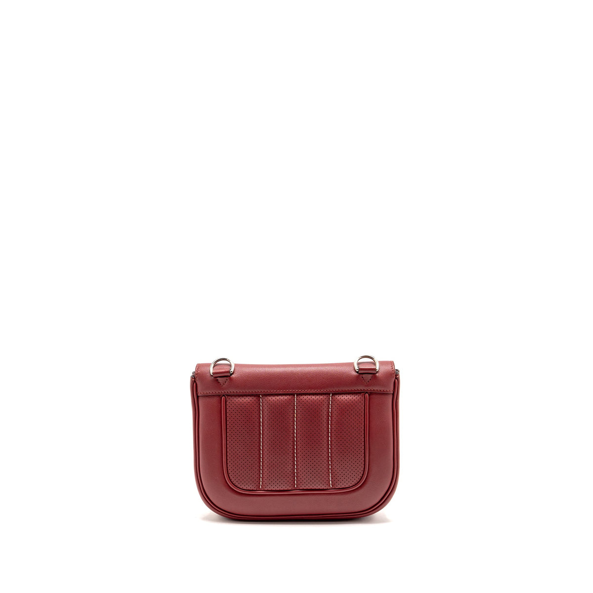 Hermes Berline Mini Swift K1 Rouge Grenat SHW