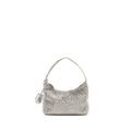 PRADA RE-EDITION SATIN CRYSTAL MINI BAG SILVER SHW