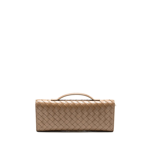 BOTTEGA VENETA ANDIAMO CLUTCH LAMBSKIN PINECONE GHW