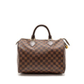 LOUIS VUITTON SPEEDY 30 DAMIER EBENE CANVAS GHW