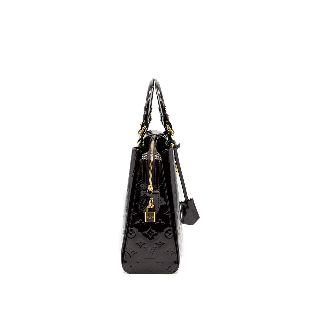 LOUIS VUITTON LARGE ZIP TOTE BAG PATENT LEATHER AMATANTE GHW
