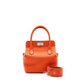 Hermes toolbox 20 evercolor orange poppy / Bordeaux SHW