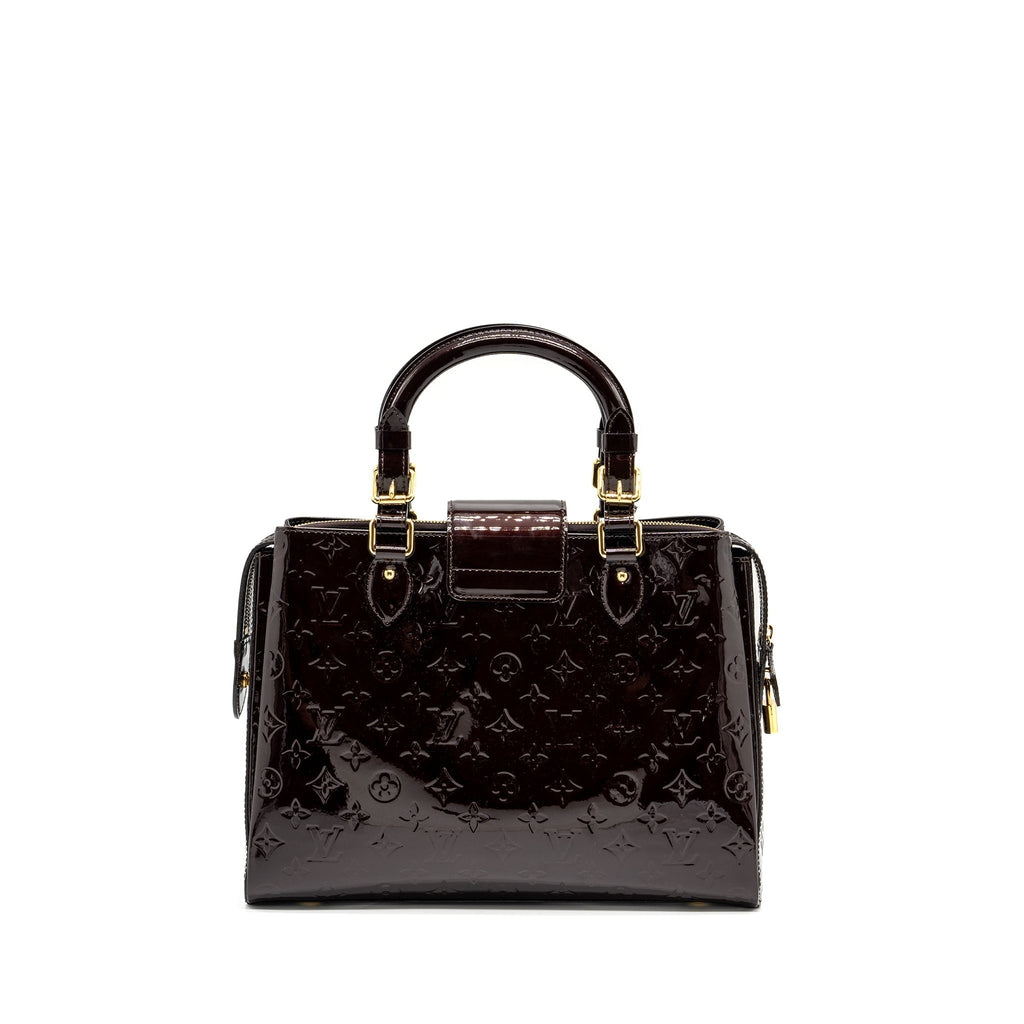 LOUIS VUITTON LARGE ZIP TOTE BAG PATENT LEATHER AMATANTE GHW