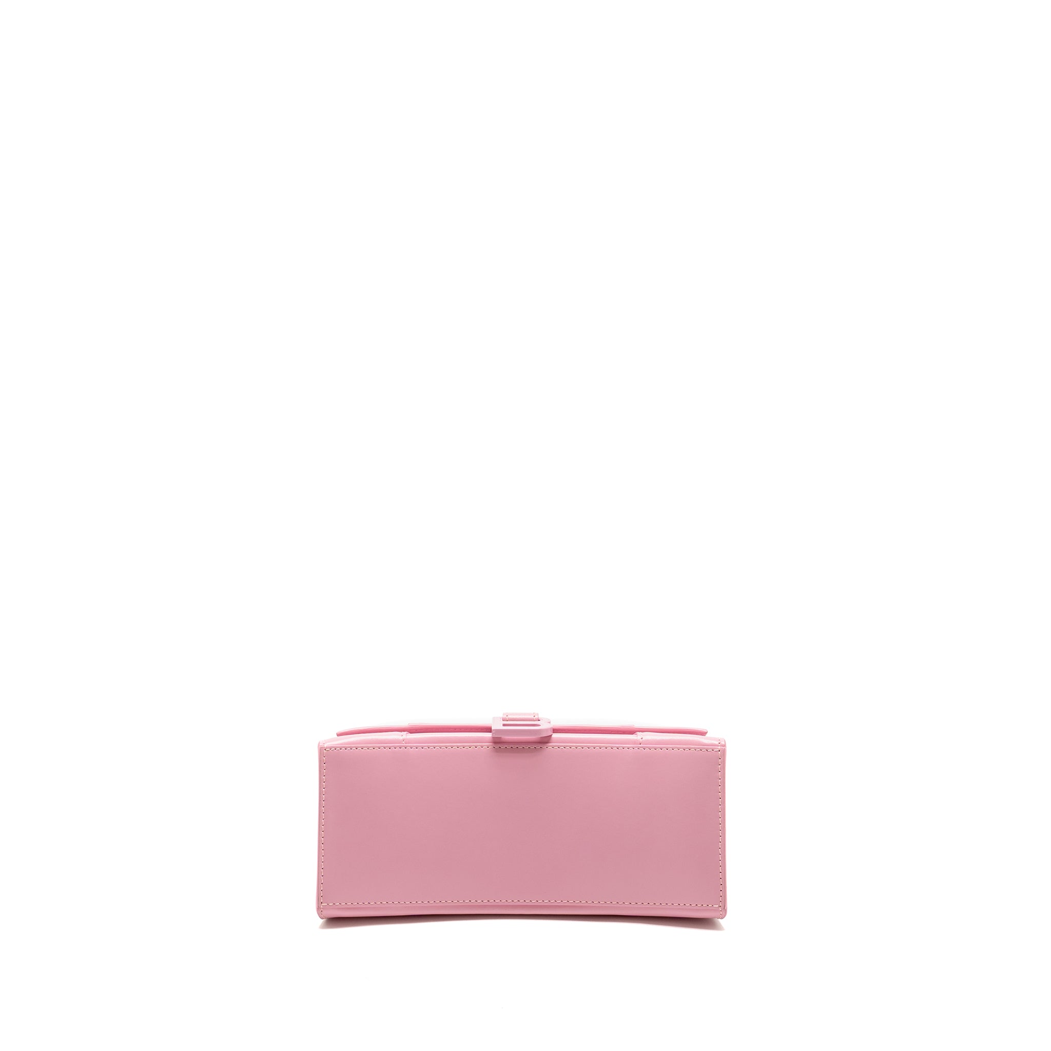 BALENCIAGA SMALL HOURGLASS BAG CALFSKIN PINK SHW