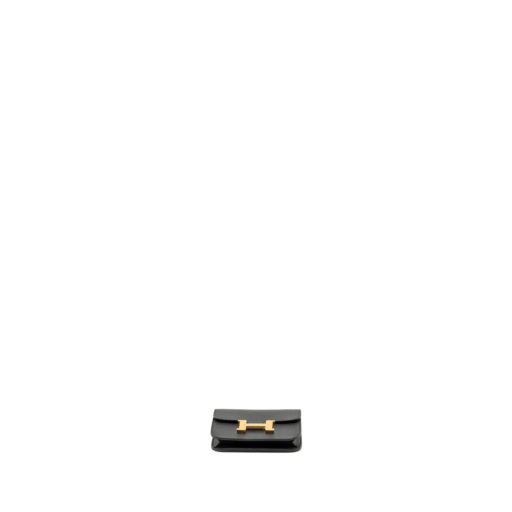 HERMES CONSTANCE SLIM EPSOM BLACK GHW