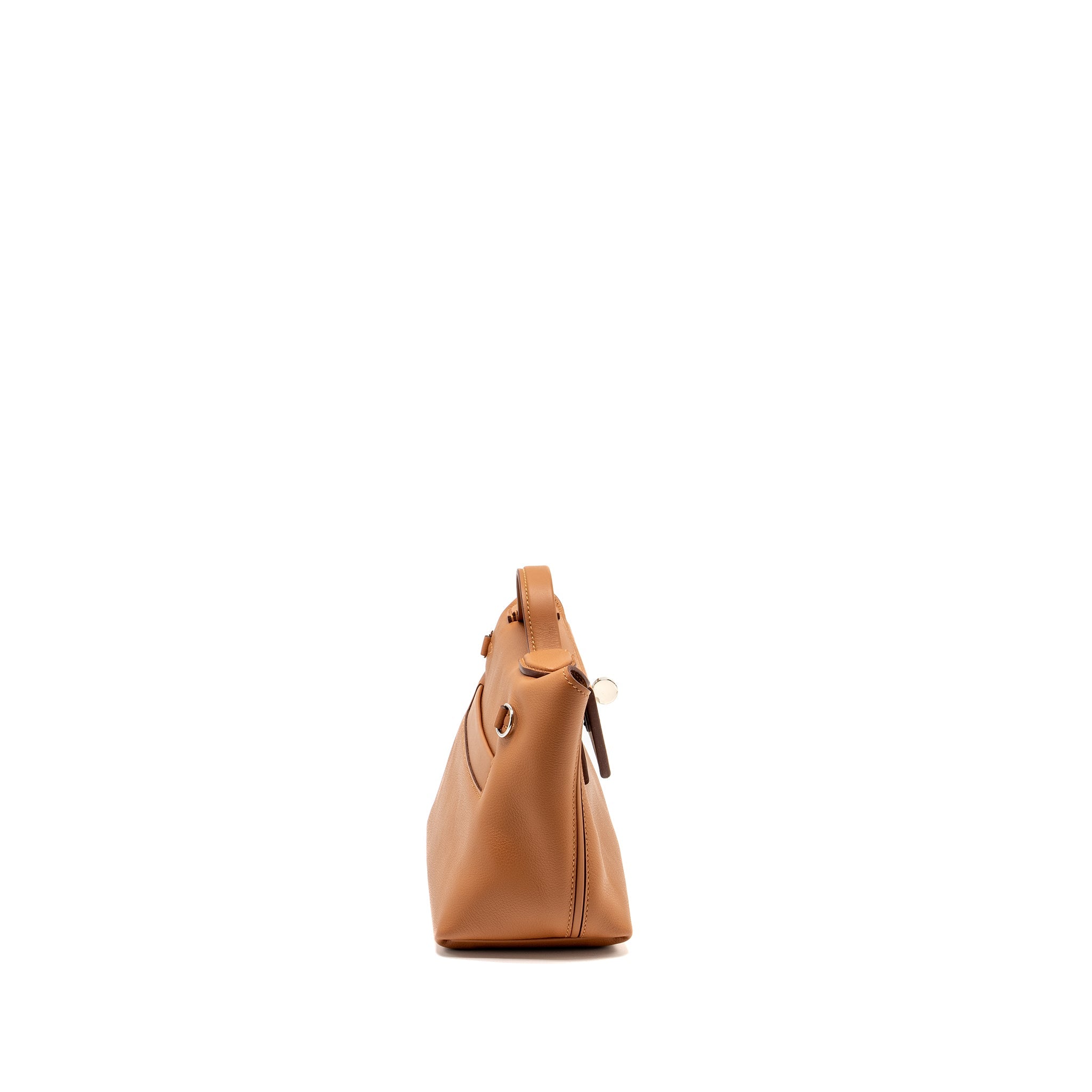HERMES MINI 24/24 2424-21 BAG EVERCOLOR/SWIFT GOLD SHW