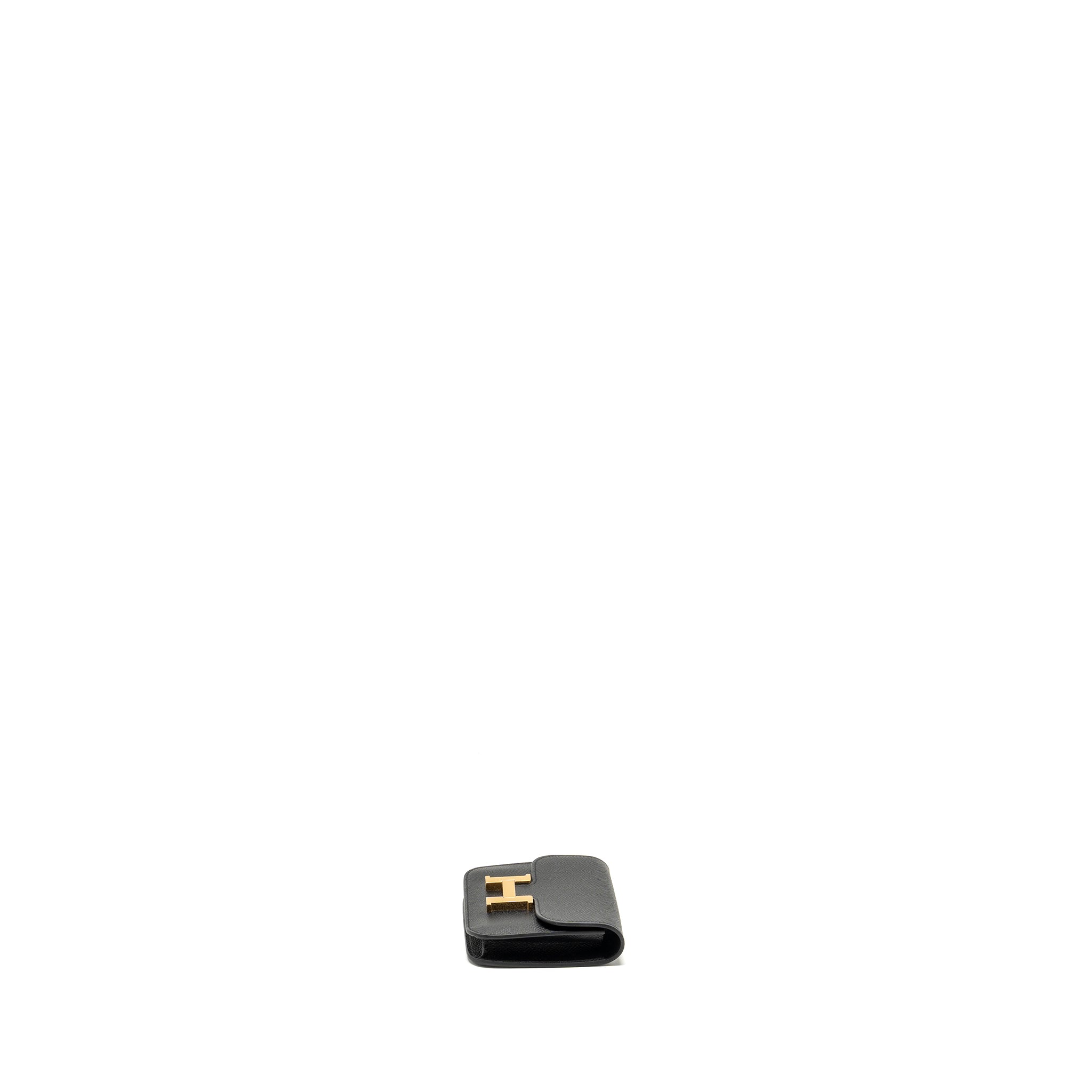 HERMES CONSTANCE SLIM EPSOM BLACK GHW