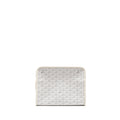 GOYARD JOUVENCE MM TOILETRY BAG GOYARDINE CANVAS WHITE SHW