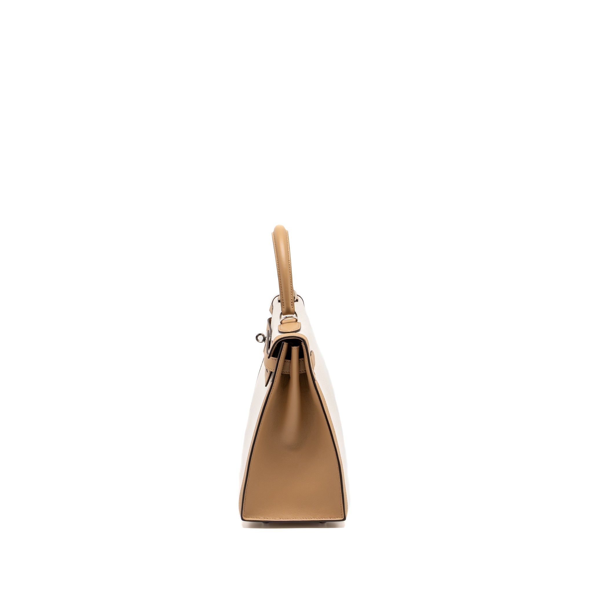 HERMES KELLY 28 SWIFT/CANVAS CHAI SHW