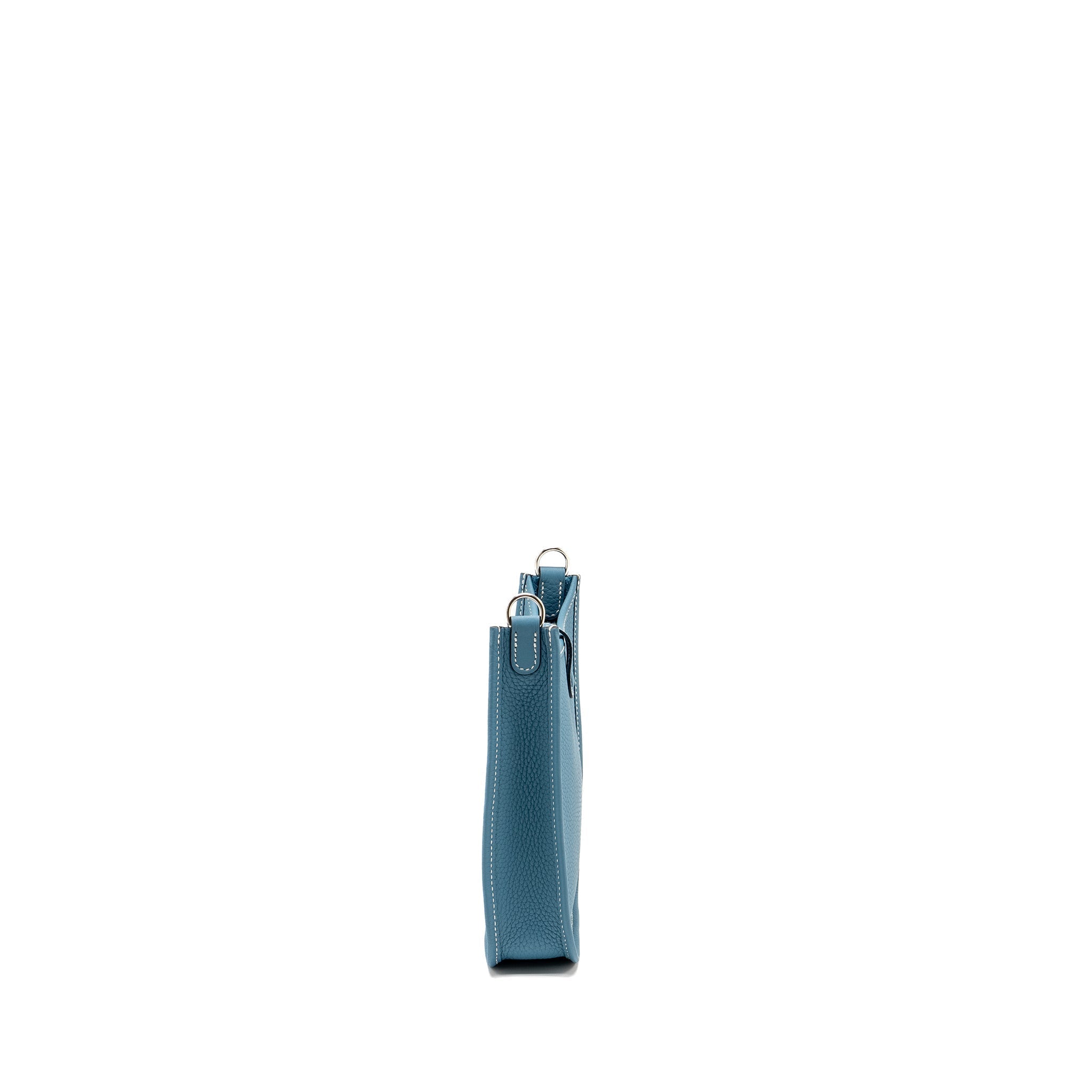 HERMES MINI EVELYNE CLEMENCE NEW BLUE JEAN SHW