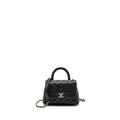 CHANEL MINI COCO HANDLE CAVIAR BLACK LGHW