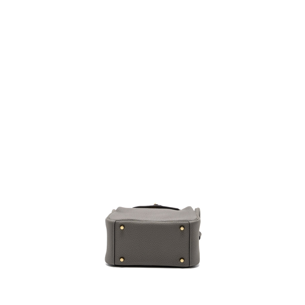 HERMES MINI LINDY CLEMENCE GRIS MEYER GHW