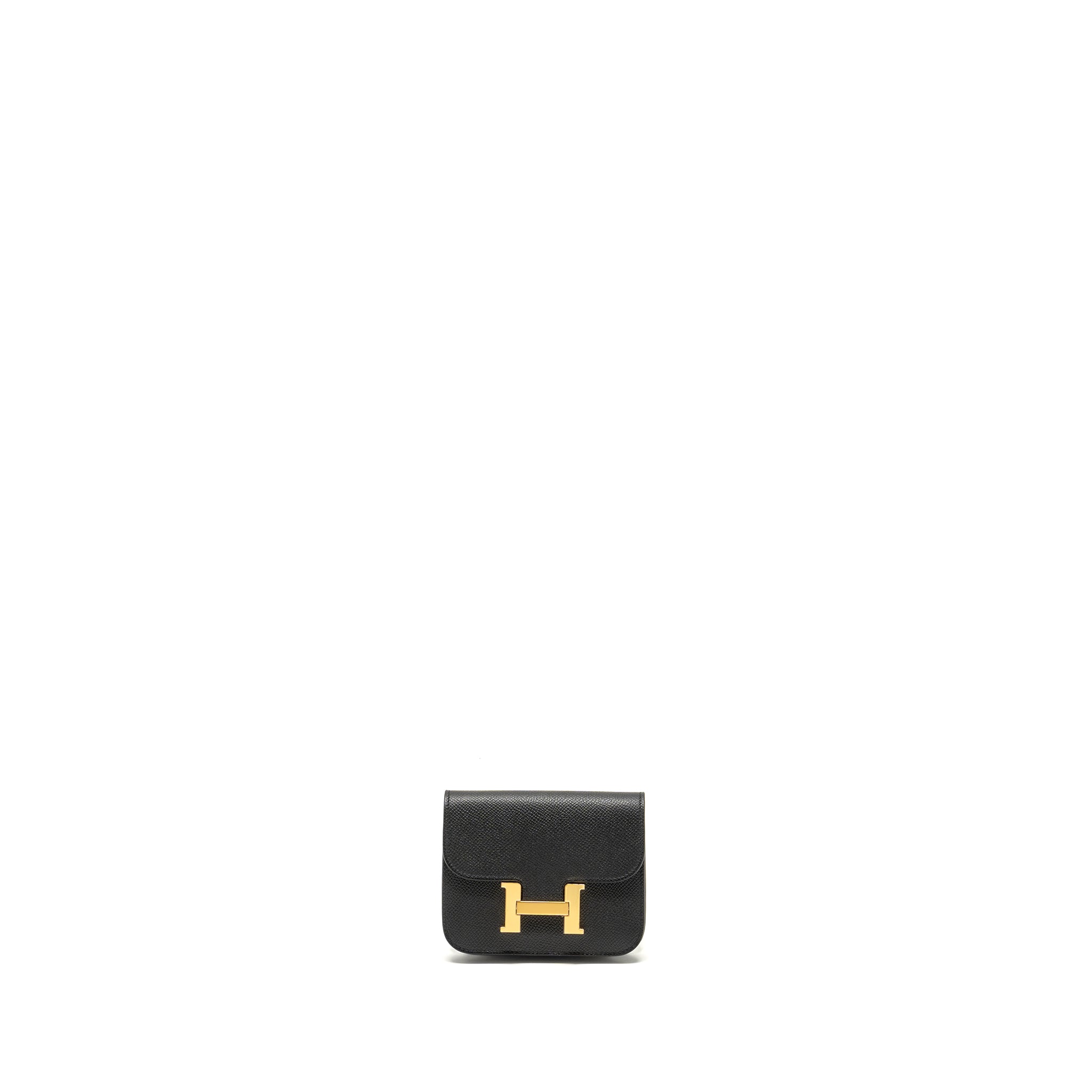 HERMES CONSTANCE SLIM EPSOM BLACK GHW