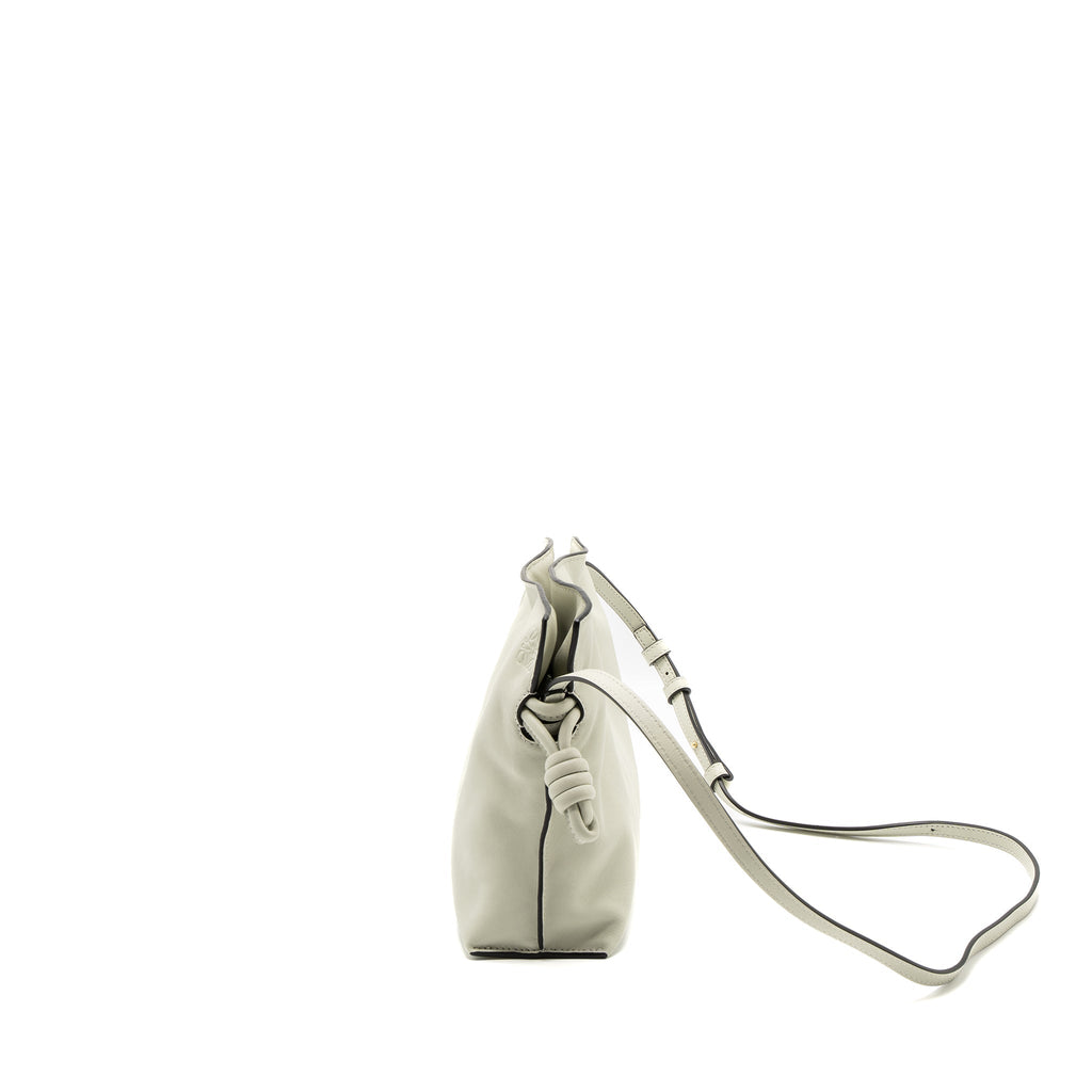 LOEWE FLAMENCO CLUTCH MINI NAPPA CALFSKIN LIGHT CELADON GHW