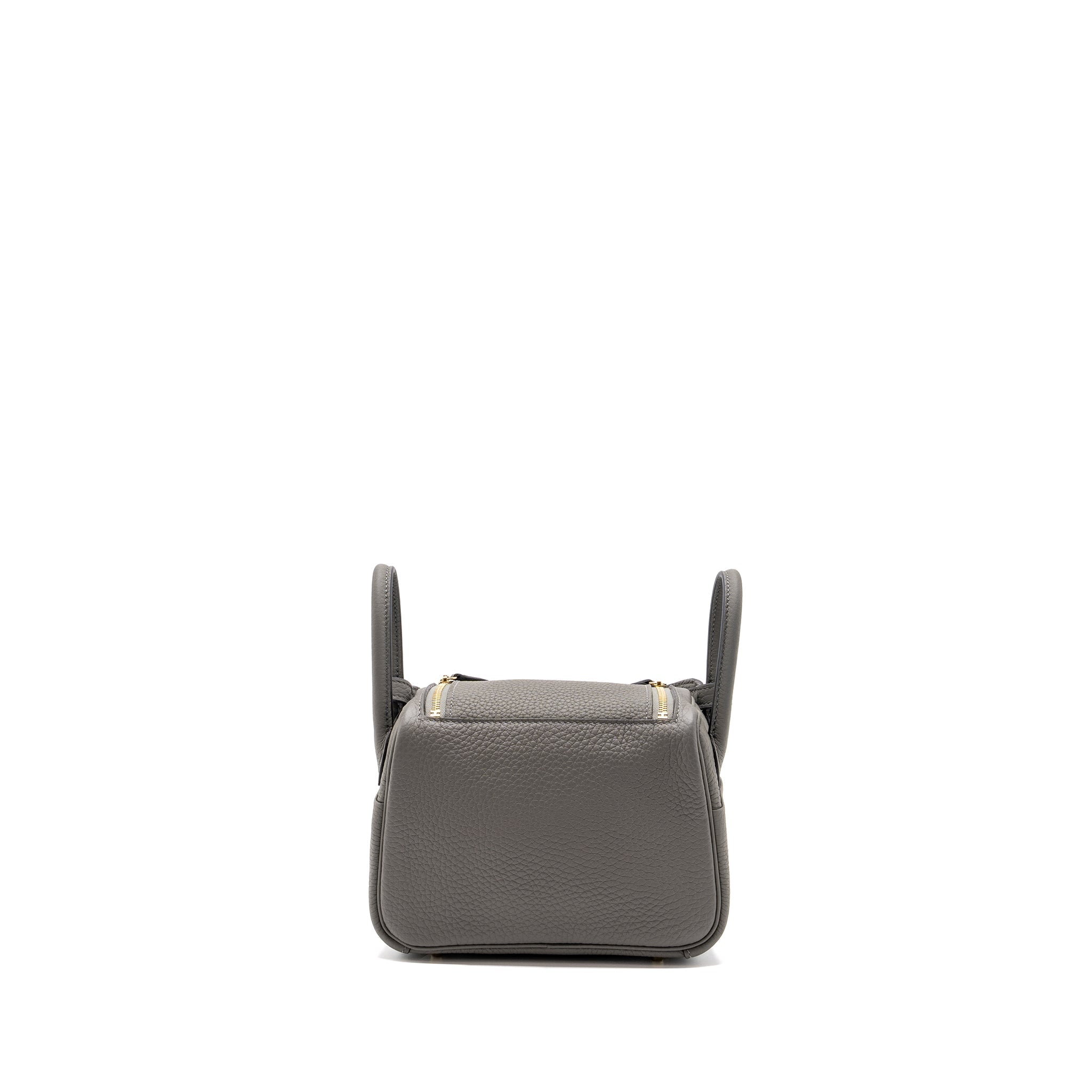 HERMES MINI LINDY CLEMENCE GRIS MEYER GHW
