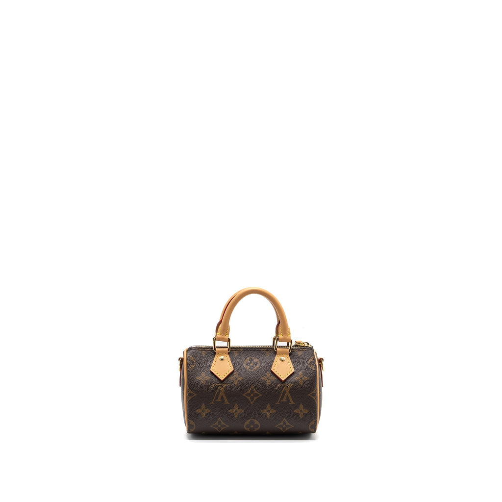 LOUIS VUITTON NANO SPEEDY MONOGRAM CANVAS GHW