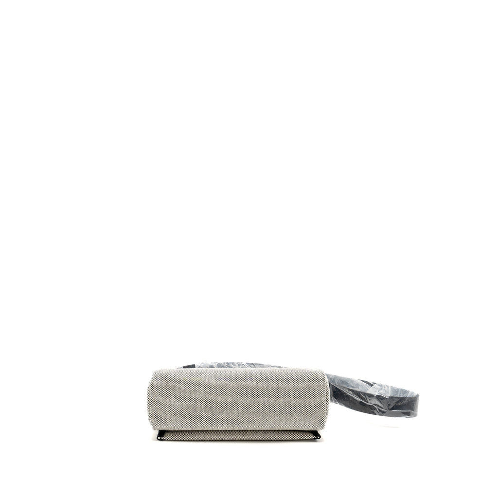 HERMES HERBAG MINI CANVAS/COWHIDE BLACK/ECRU GHW