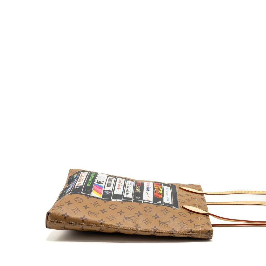 LOUIS VUITTON CARRY IT TOTE MONOGRAM REVERSE CANVAS WITH PRINT GHW