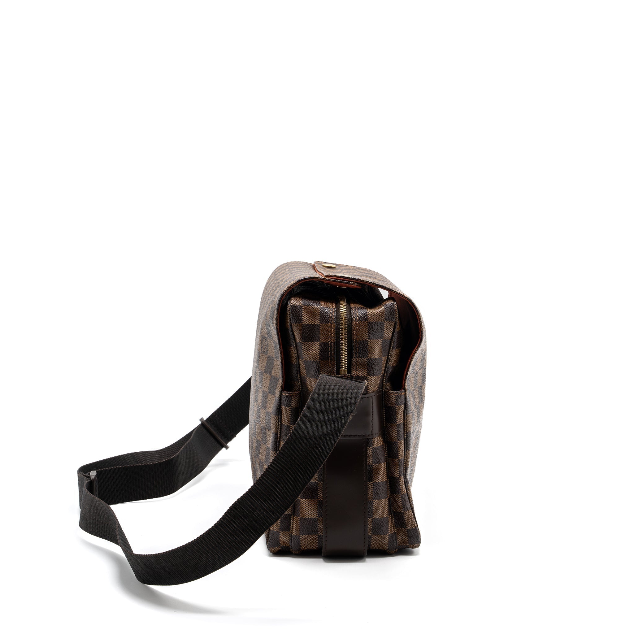 LOUIS VUITTON MESSENGER CROSSBODY BAG DAMIER EBENE GHW
