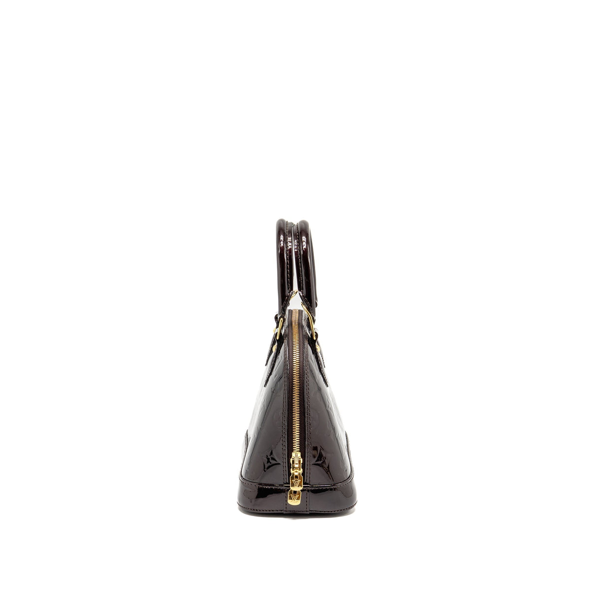LOUIS VUITTON ALMA BB PATENT LEATHER AMATANTE GHW
