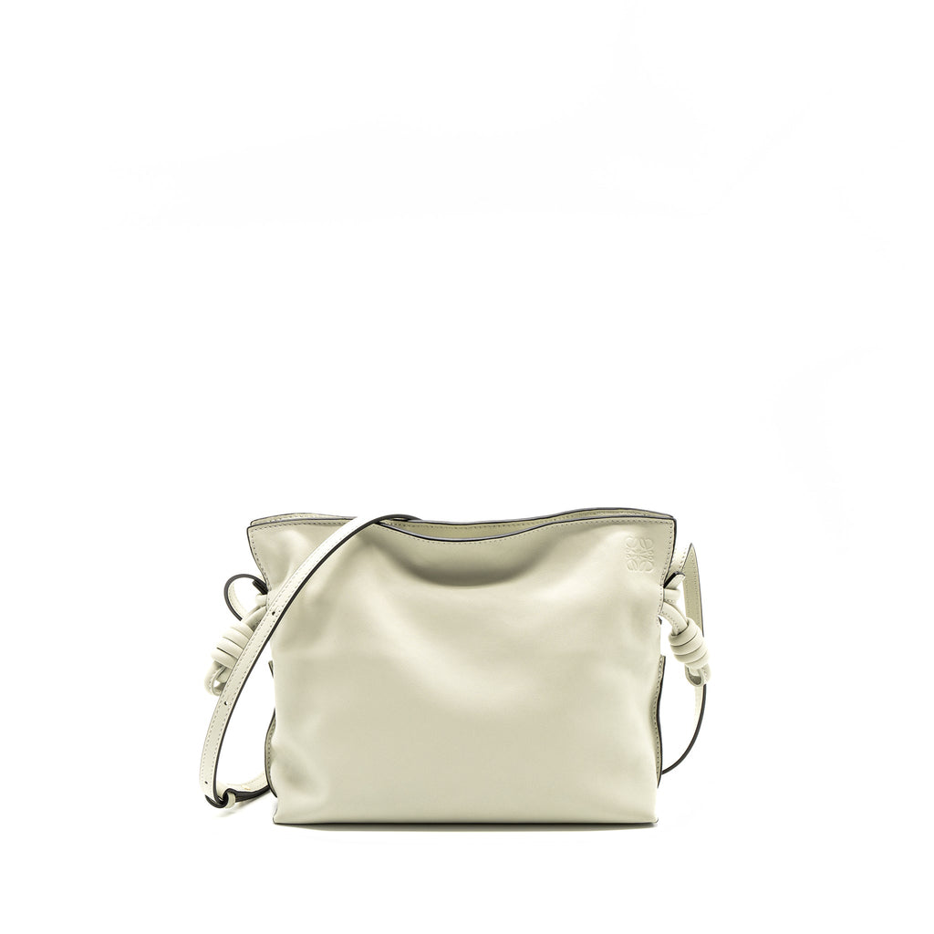 LOEWE FLAMENCO CLUTCH MINI NAPPA CALFSKIN LIGHT CELADON GHW