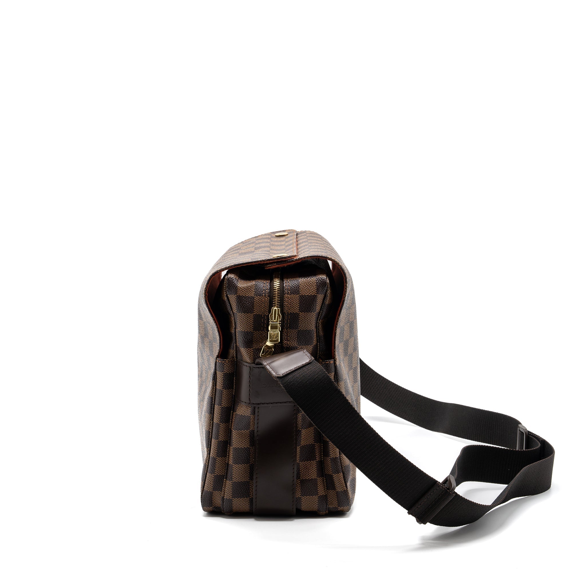 LOUIS VUITTON MESSENGER CROSSBODY BAG DAMIER EBENE GHW