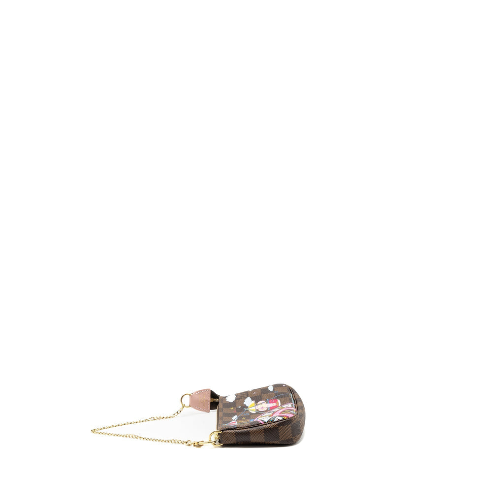LOUIS VUITTON MINI POCHETTE ACCESSORIES CHRISTMAS LIMITED EDITION MULTICOLOR GHW