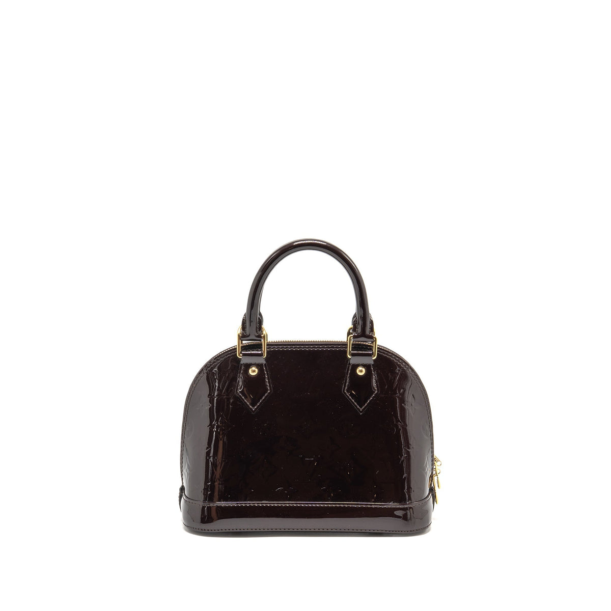 LOUIS VUITTON ALMA BB PATENT LEATHER AMATANTE GHW