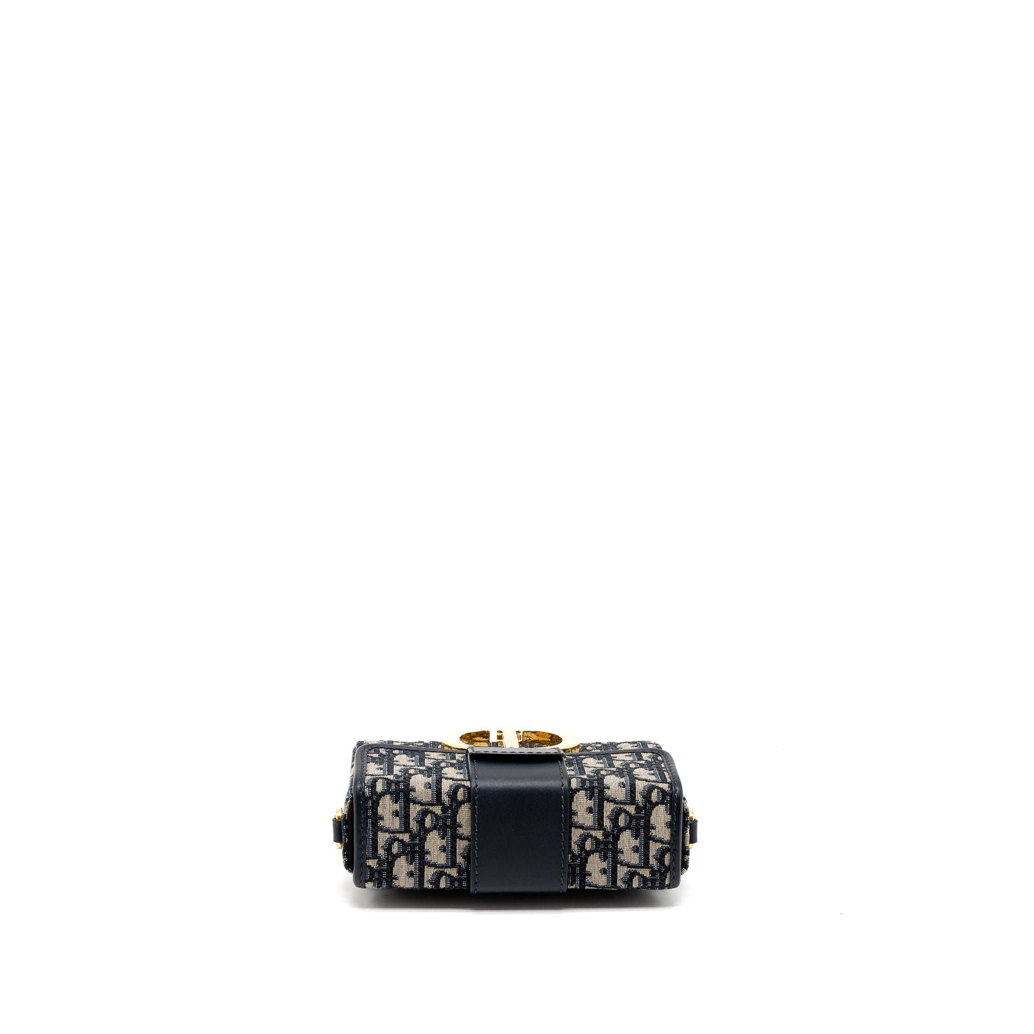DIOR 30 MONTAIGNE BOX BAG BLUE DIOR OBLIQUE JACQUARD GHW