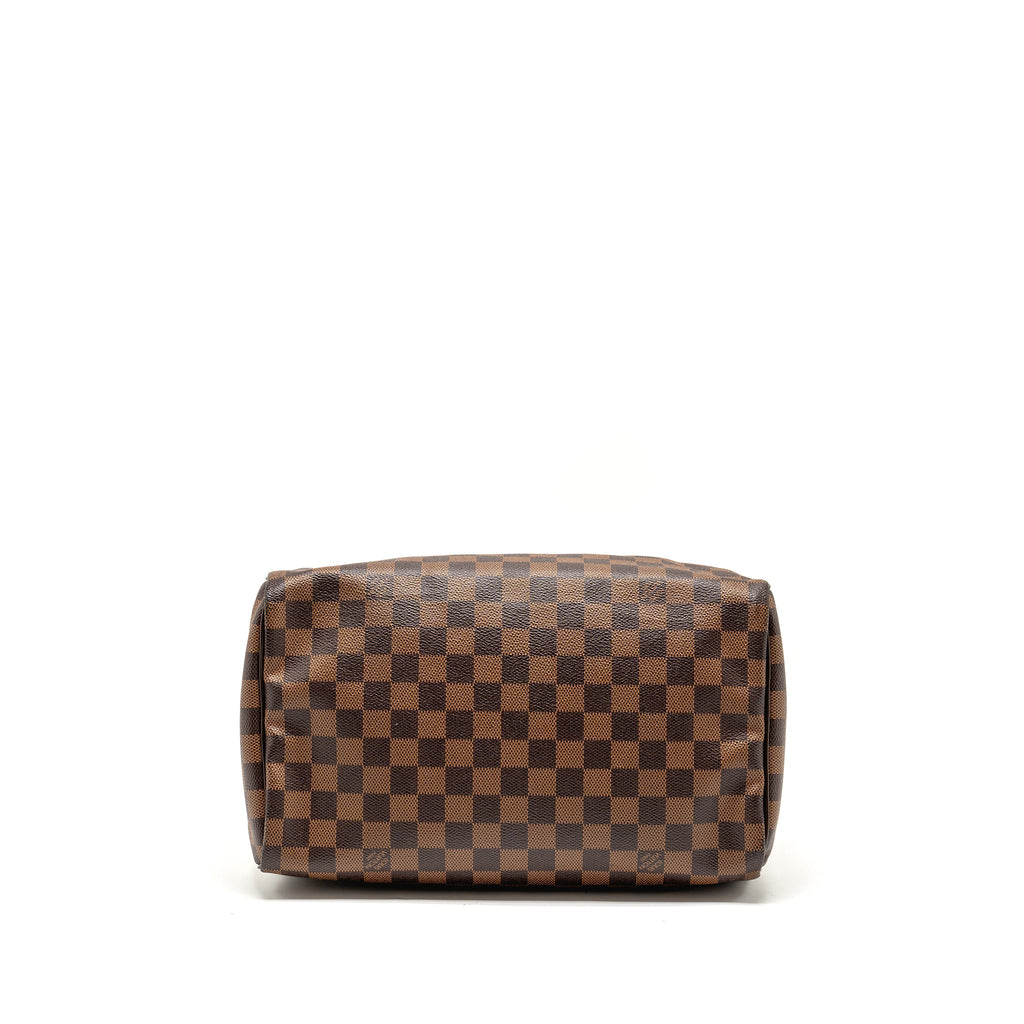 LOUIS VUITTON SPEEDY 30 DAMIER EBENE CANVAS GHW