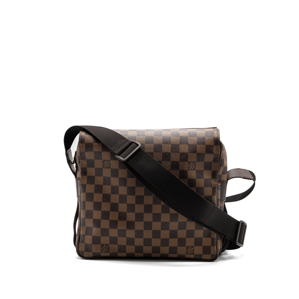 LOUIS VUITTON MESSENGER CROSSBODY BAG DAMIER EBENE GHW
