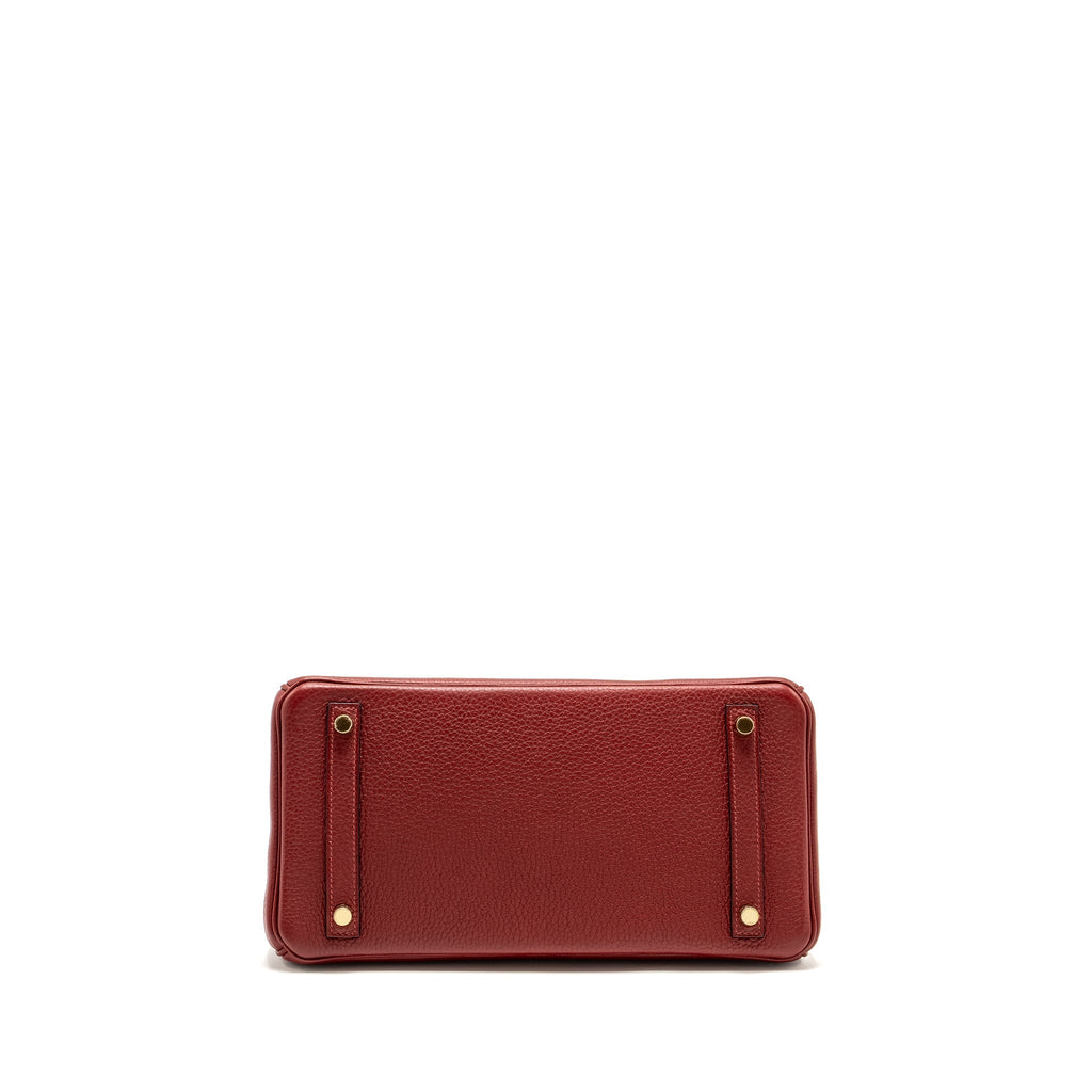 HERMES BIRKIN 30 TOGO ROUGE GRENAT GHW