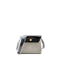 HERMES HERBAG MINI CANVAS/COWHIDE BLACK/ECRU GHW