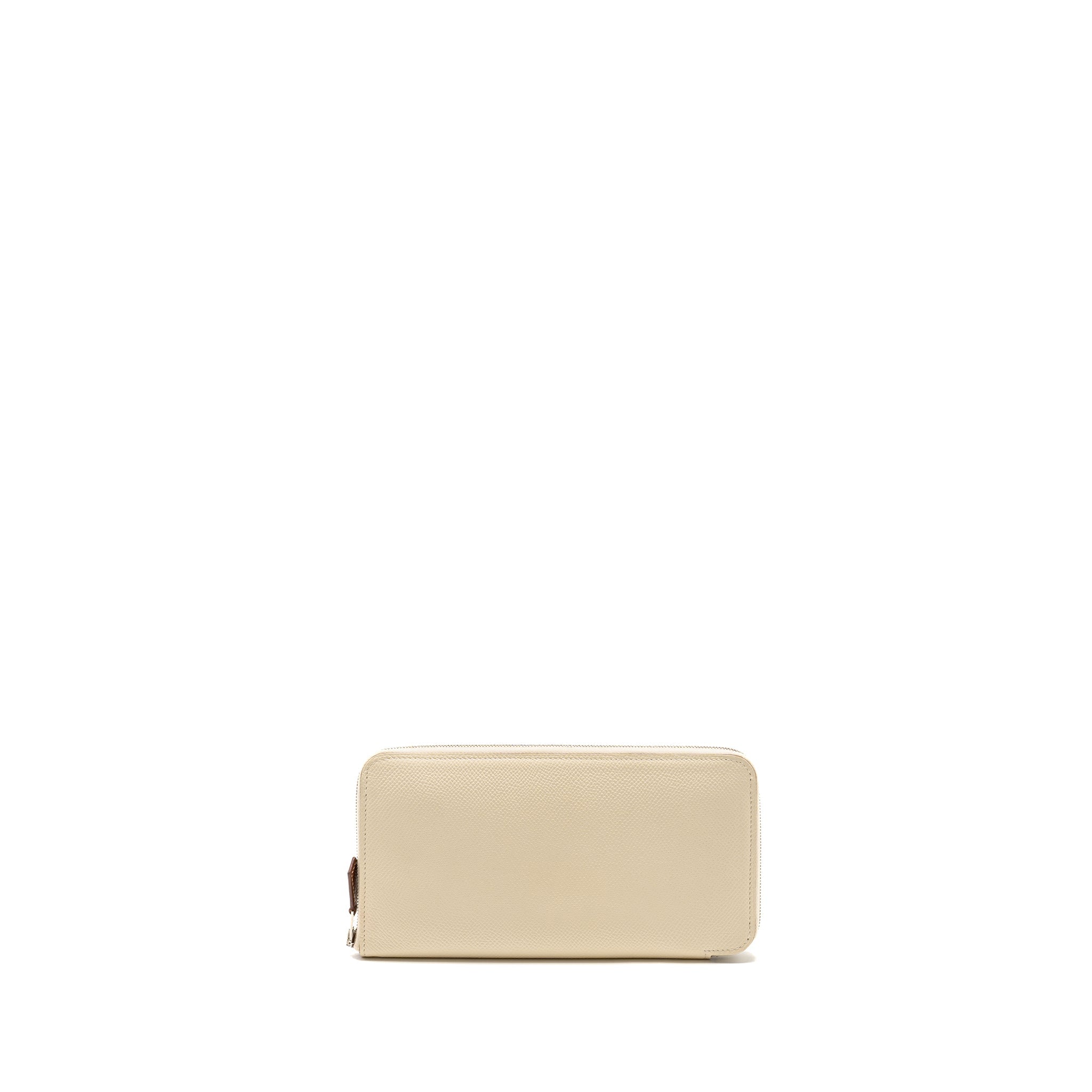 HERMES SILK IN CLASSIQUE LONG WALLET EPSOM/SILK NATA/CHAI-ROSE POURPRE SHW