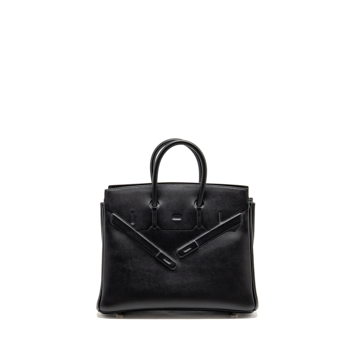 Hermes Birkin Shadow 25 Swift Black SHW