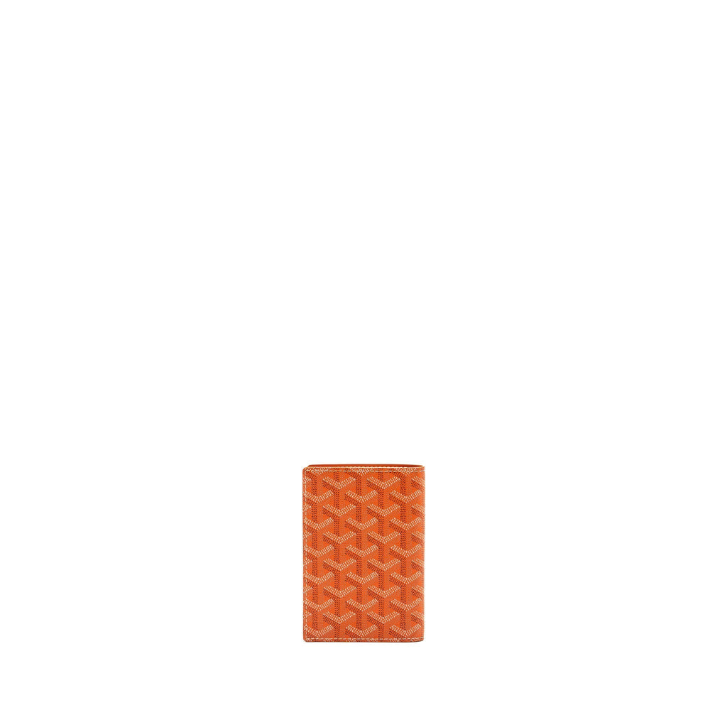 GOYARD PASSPORT HOLDER CANVAS ORANGE