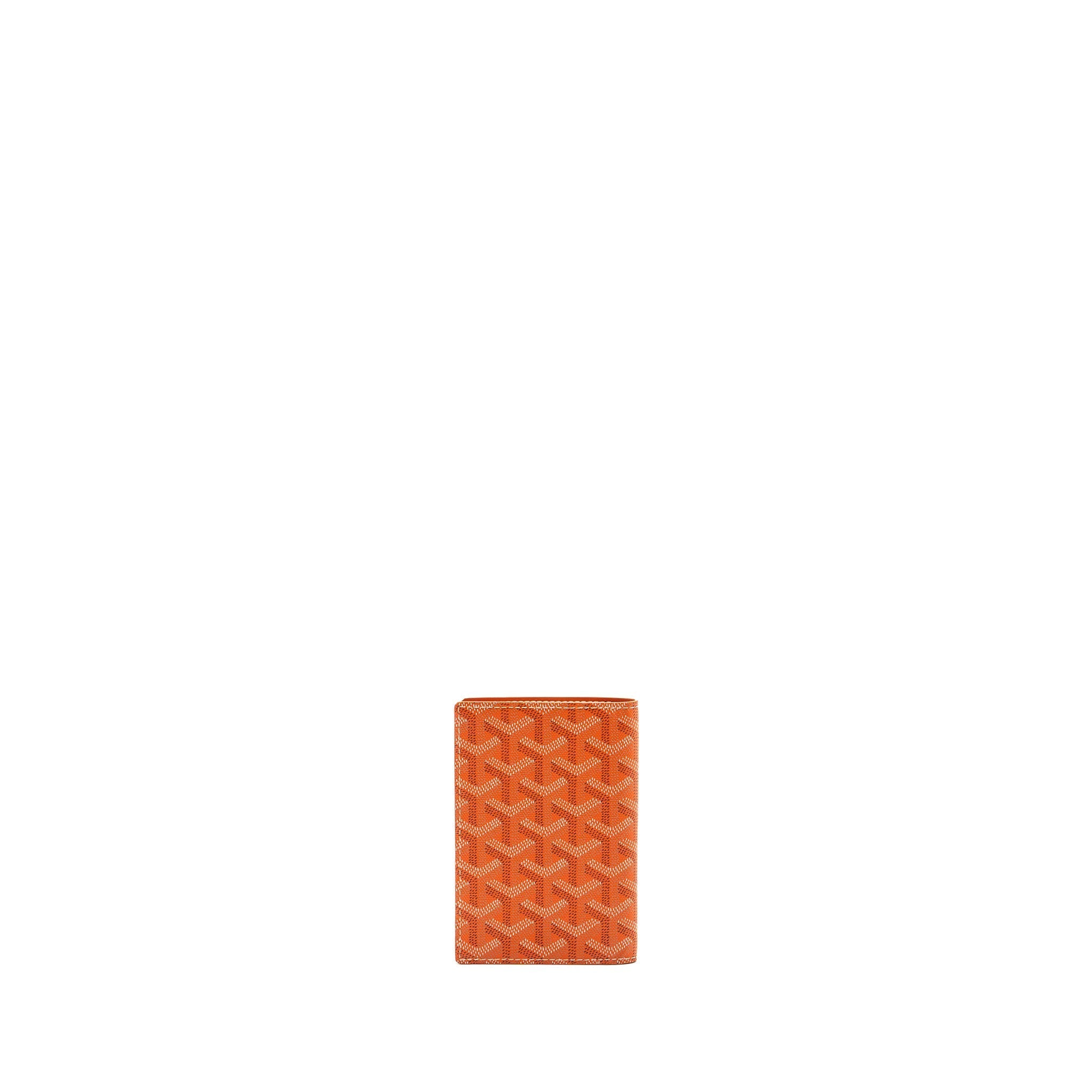 GOYARD PASSPORT HOLDER CANVAS ORANGE