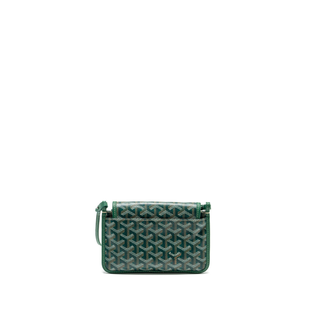 GOYARD PORTEFEUILLE POCHETTE PLUMET GOYARDINE CANVAS VERT SHW
