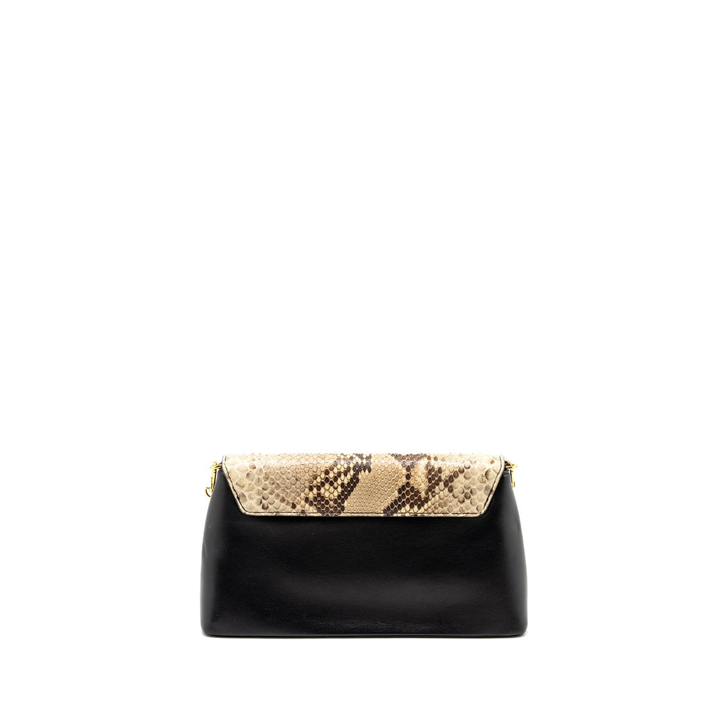 LOUIS VUITTON LOVE NOTE BAG PYTHON/CALFSKIN BLACK/MULTICOLOUR GHW