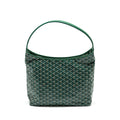 GOYARD BOHEME HOBO BAG GOYARDLINE CANVAS / CALFSKIN GREEN SHW