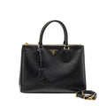 PRADA LARGE SAFFIANO TOTE BAG LEATHER BLACK GHW
