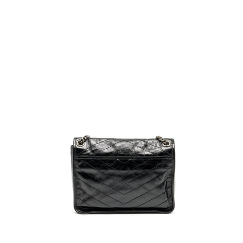 SAINT LAURENT/ YSL MEDIUM NIKI CALFSKIN BLACK SHW